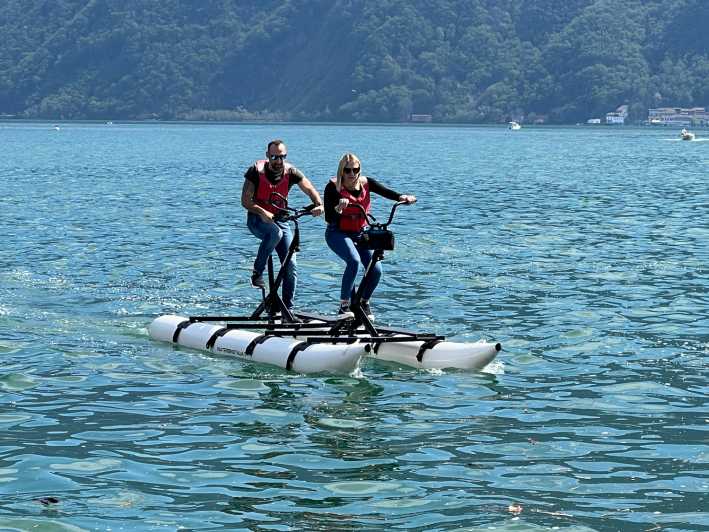 A Water Bike Adventure on Lake Como