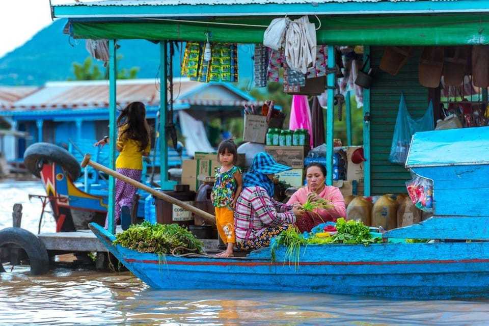 Afternoon Hi-Tea + Floating Village in Siem Reap - Activity Overview