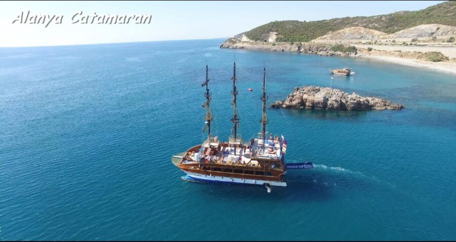 Alanya: Family-Friendly Catamaran Cruise With Castle Views