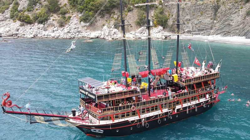 Alanya: Pirate Boat Trip With Optional Pick up and Lunch - Overview of the Trip