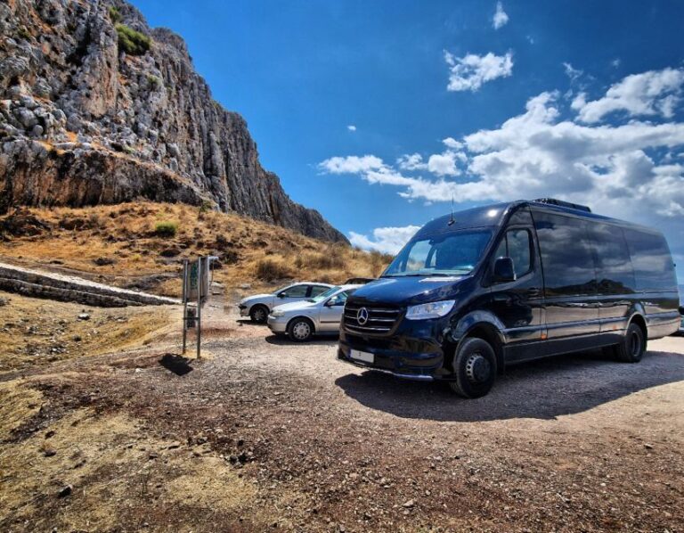 Alimos Marina to Athens Airport VIP Mercedes Minibus Private