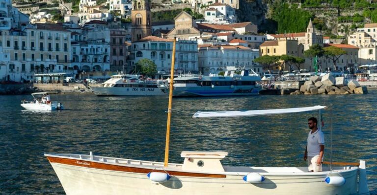 Amalfi Coast Boat: Boat Tour With Traditional Gozzo