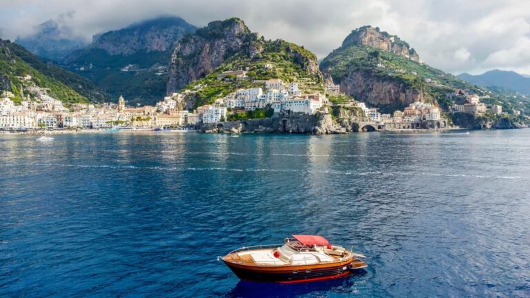 Amalfi Coast to Capri: Amazing Pvt Boat Tour 12M Motor Yacht