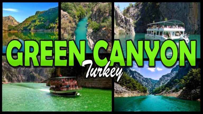 Antalya: Green Canyon Boat Tour With Lunch at Oymapınar Dam