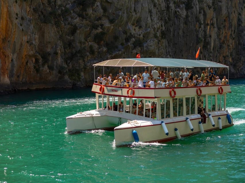 Antalya Green Canyon With Lunch and Boat Tour - Overview of the Tour