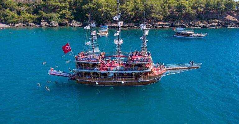 Antalya & Kemer: Pirate Boat Tour With Foam Party & Swimming