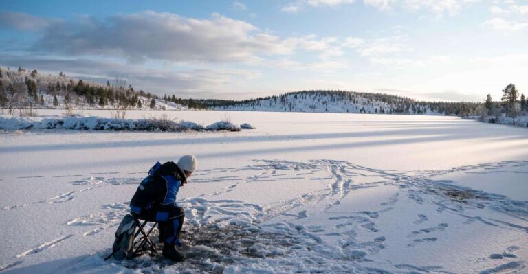 Arctic Fishing & Open Fire Cooking