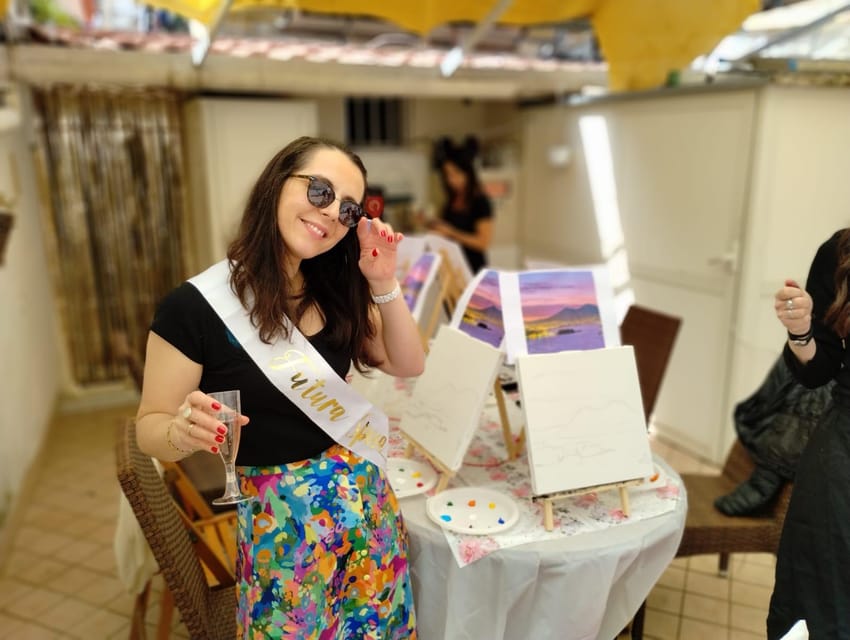 Art Workshop in Naples City Centre With Aperitif