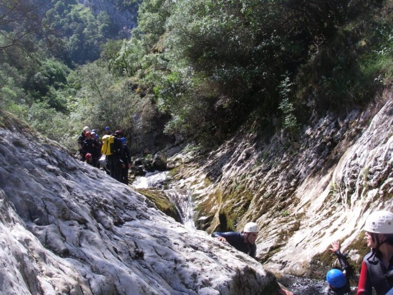 Asturias: Canyoning Adventure With 4 Levels to Choose From