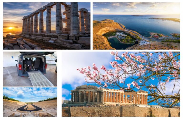 Athens: Wchair Accessible Tour to Athens, Sounio,Vouliagmeni