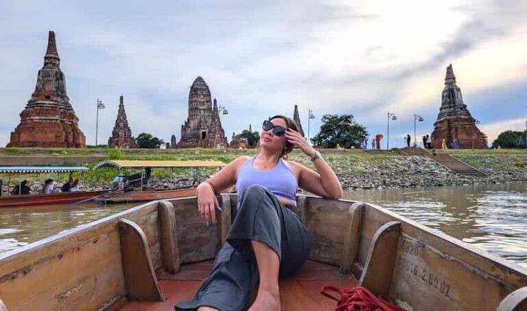 Ayutthaya: Private Longtail Tour With Optional Temple Visits