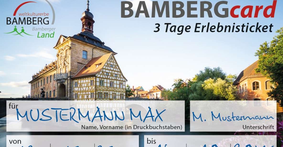 BambergCard: 3-Day, Local Transport Discovery Pass - Overview of BambergCard