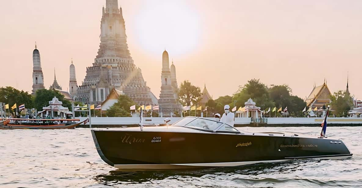 Bangkok: Chaophraya River Private Hacker Craft Boat Cruise - Sightseeing, Sunset, or Full-Day Tours