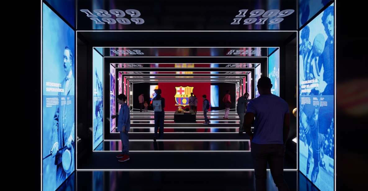 Barcelona: F.C. Barcelona Museum Immersive Guided Tour - Tour Overview and Duration