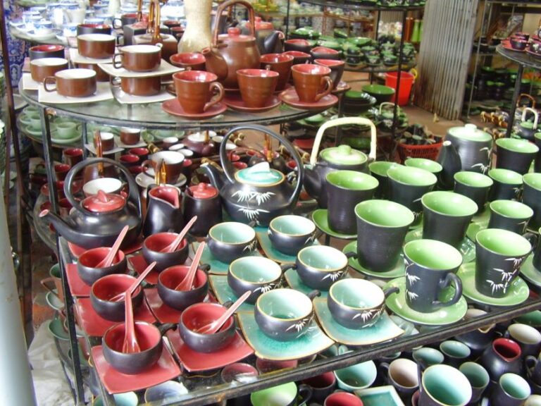 Bat Trang Pottery Ancient Village by Motorbike