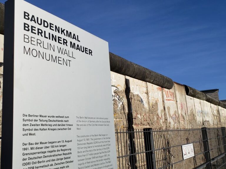 Berlin: The Wall and Cold War – a Private Walking Tour