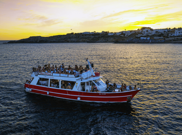 Boat Party at Sunset in the Waters of Salento With Drinks