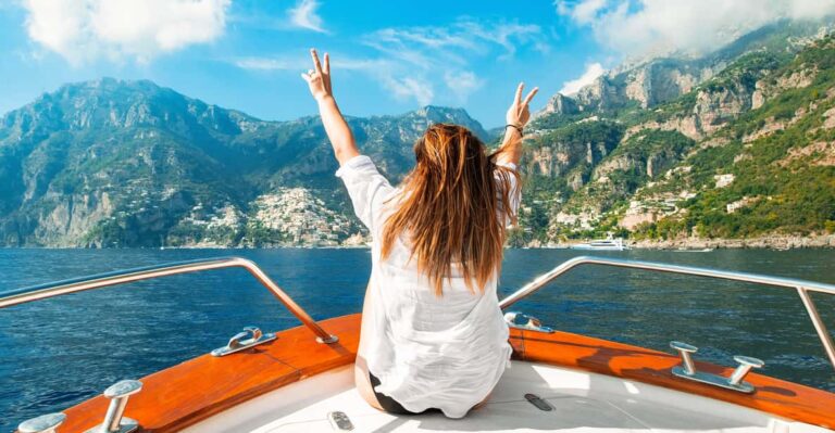 Boat Tour of the Amalfi Coast From Sorrento