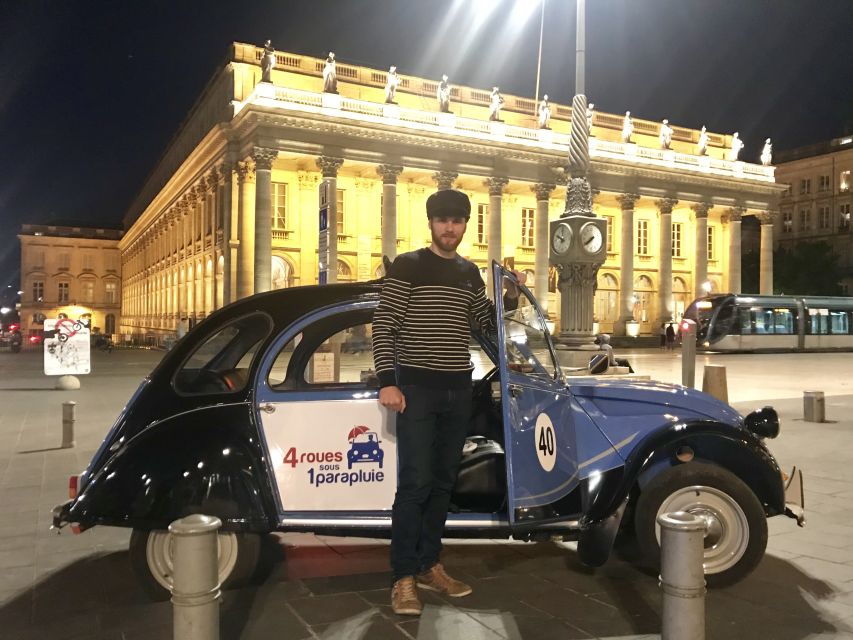 Bordeaux by Night: Private Tour in a Citroën 2CV