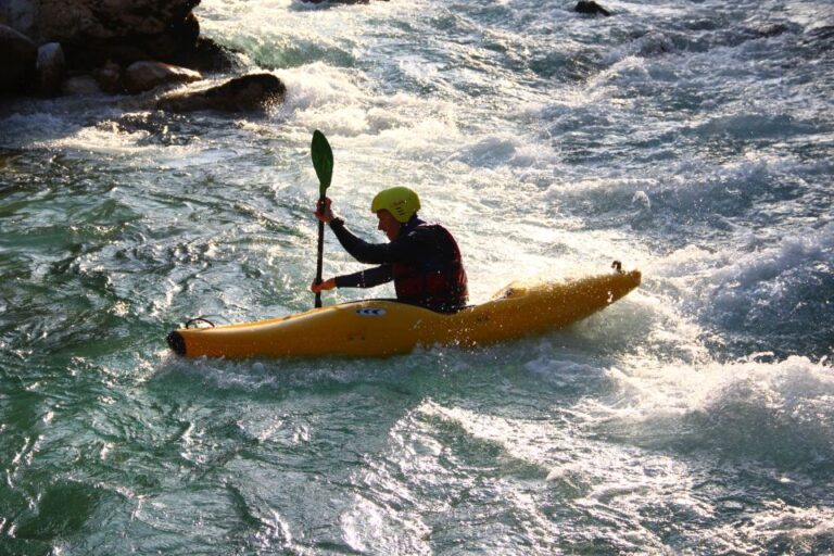 Bovec: Soča River 1-Day Beginners Kayak Course