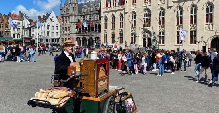 Bruges Day Tour From Paris Lunch Boat Beer Chocolate