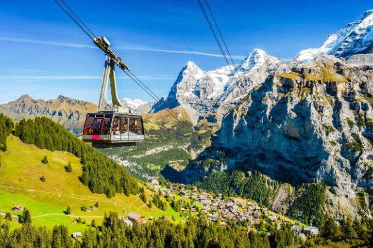 Cable Car Roundtrip to Schilthorn: Piz Gloria & Spy World