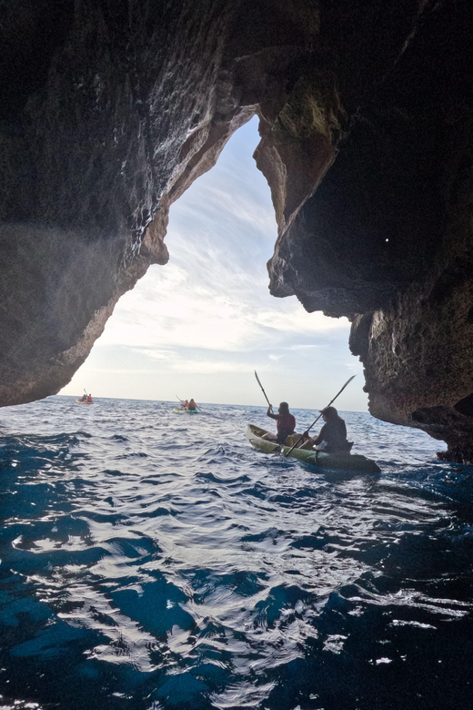 Cala En Porter: Menorca Caves Kayaking Tour & Gopro Photos