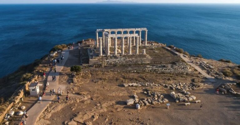 Cape Sounion Tour & Temple of Poseidon Sunset & Audio Tour