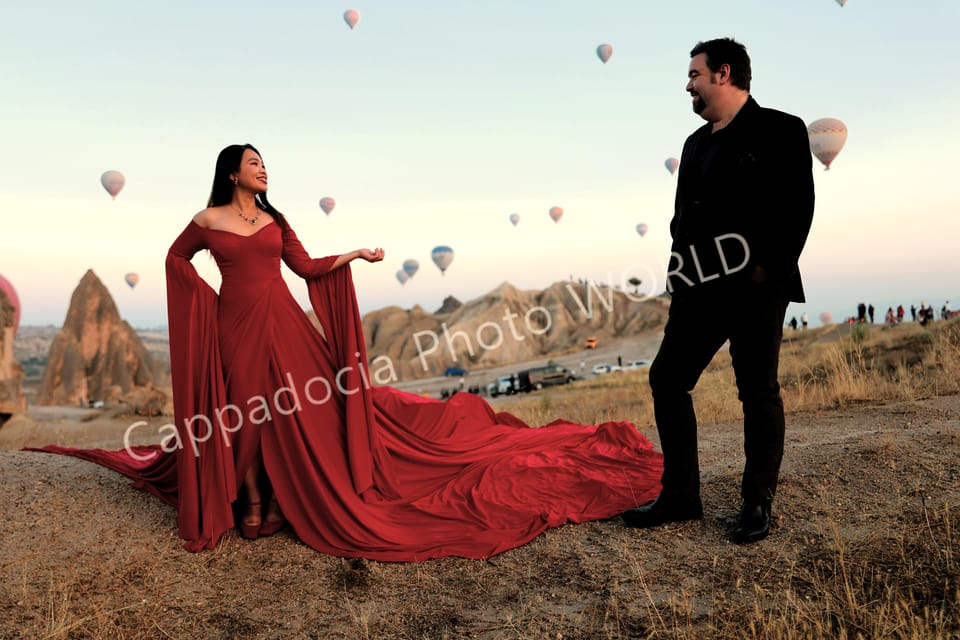 Cappadocia Photoshoot With Flying Dress - Overview of the Experience