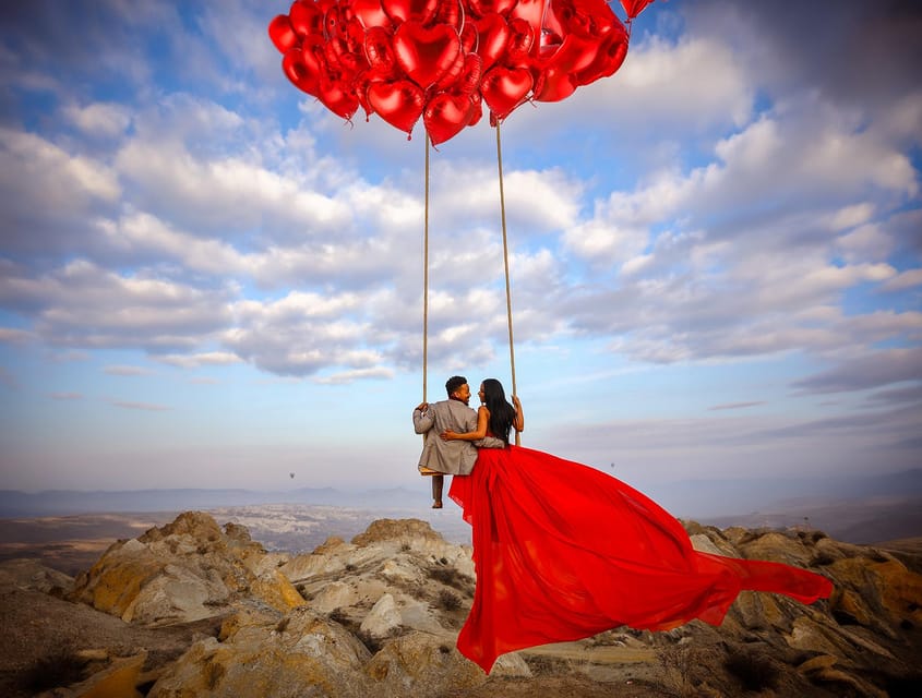 Cappadocia: Taking Photo With Swing at Hot Air Balloon View - Overview of the Experience