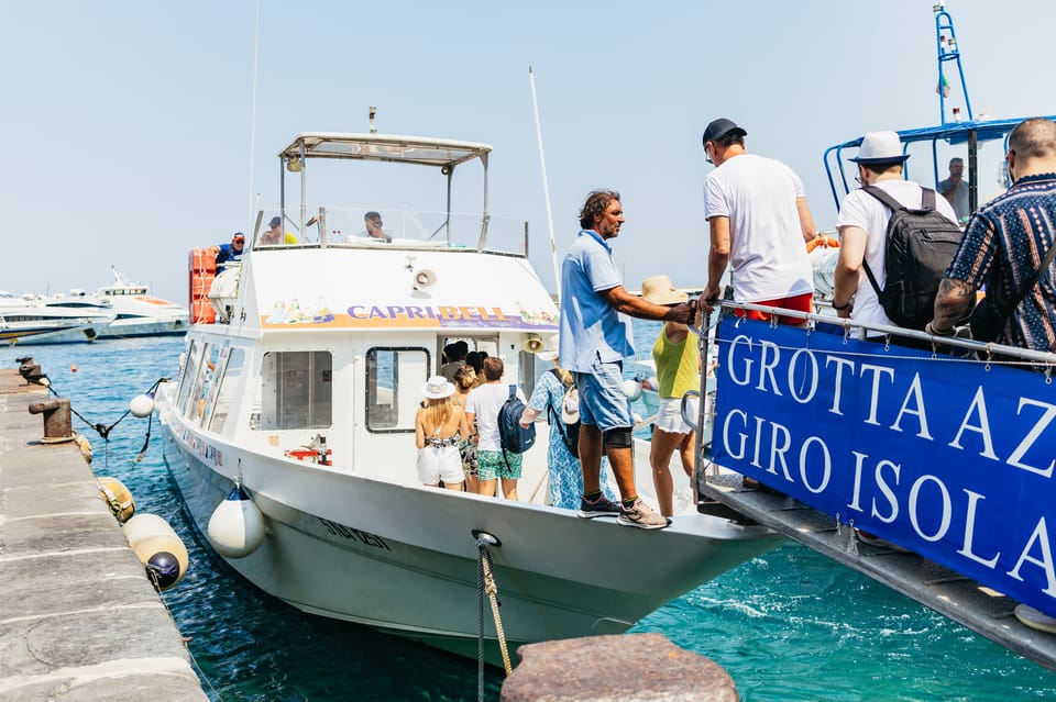 Capri: Island Boat Tour and Optional Blue Grotto Visit - Tour Overview and Pricing