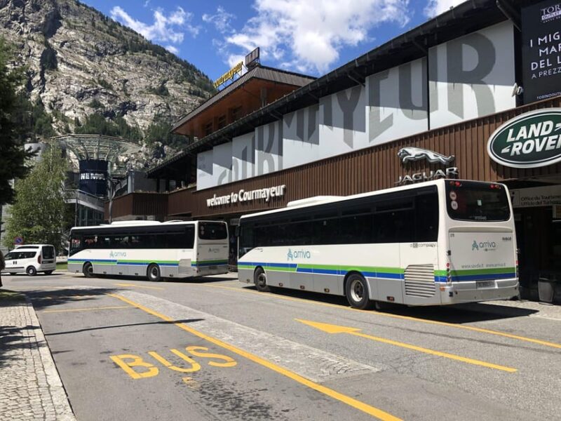 Chamonix: Bus Transfer To/From Courmayeur - Journey Details