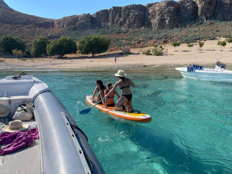 Chania: Private RIB Cruise to Balos & Gramvousa Island