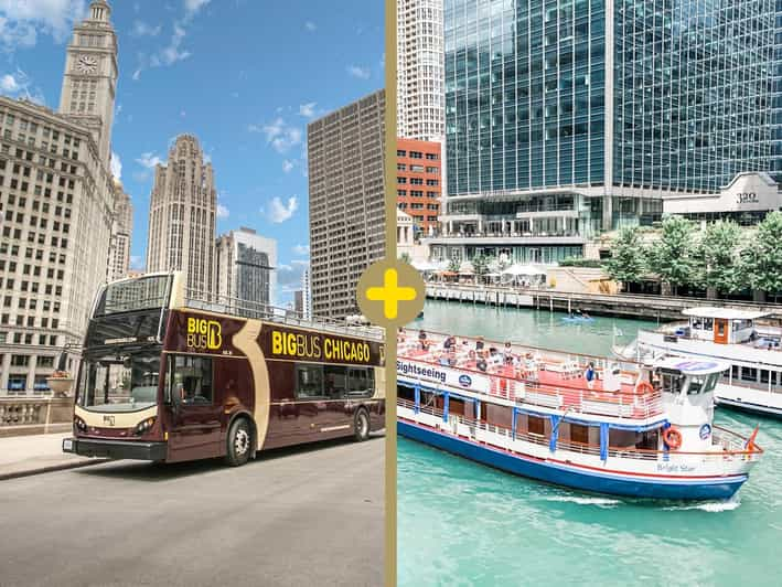 Chicago: Architecture River Cruise & Hop-on Hop-off Bus Tour - Tour Overview