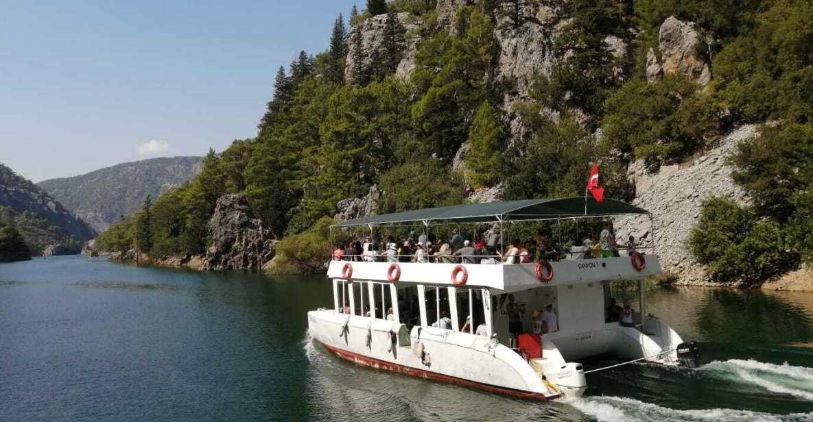 City of Side: Green Canyon Boat Tour With Lunch and Drinks - Tour Overview and Pricing