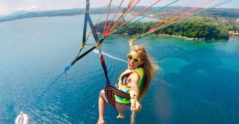 Corfu: Parasailing Adventure Near Corfu Town