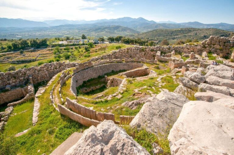 Day Tour to Ancient Olympia,Kaiadas,Apollo,Sparta,Mycenae