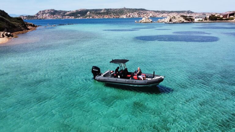 Day Trip by Rubber Boat in the La Maddalena Archipelago