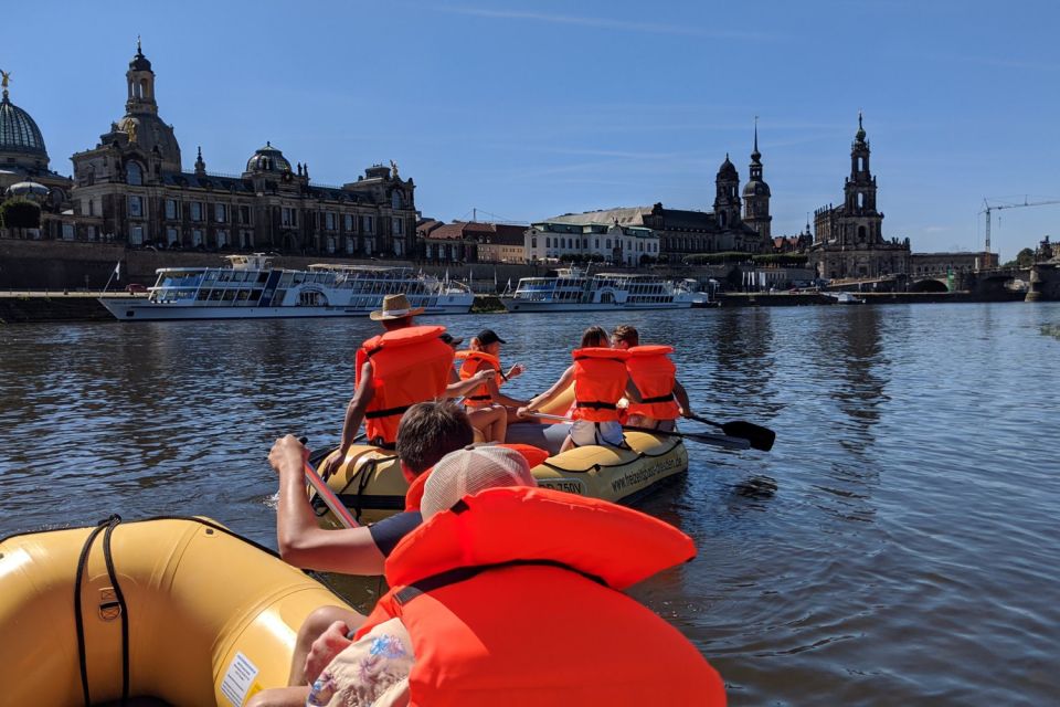 Dresden: Private Inflatable Boat Tour With Beer Garden Stop - Tour Overview and Pricing