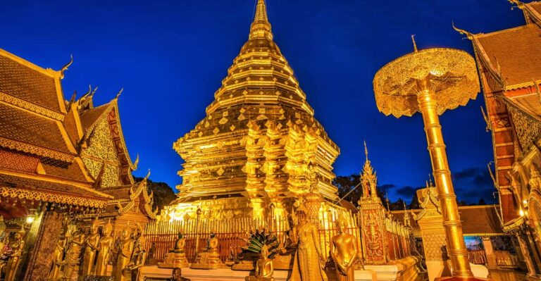 Early Morning Doi Suthep With Monk Chanting and Alms