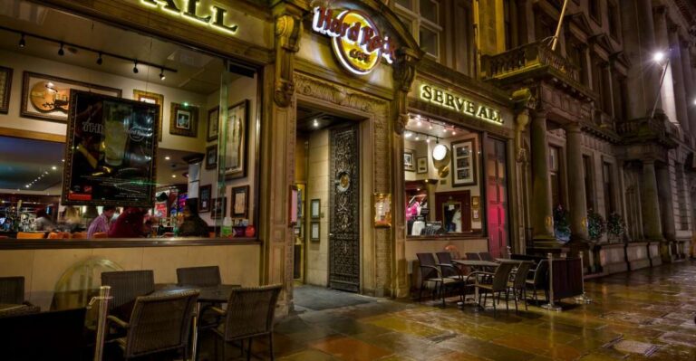 Edinburgh: Hard Rock Cafe With Set Menu for Lunch or Dinner