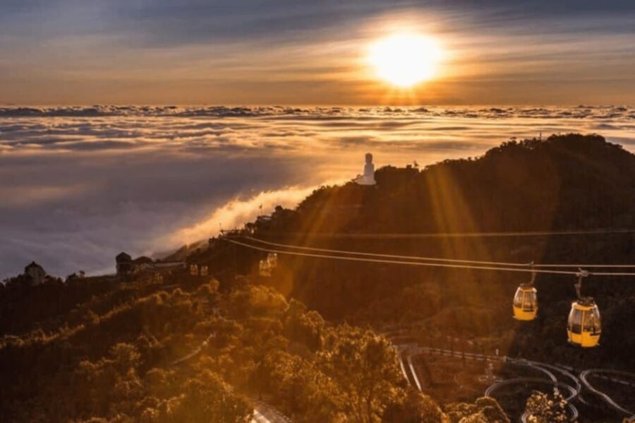Explore Ba Na Hill, Golden Bridge in the Sunset With Dinner