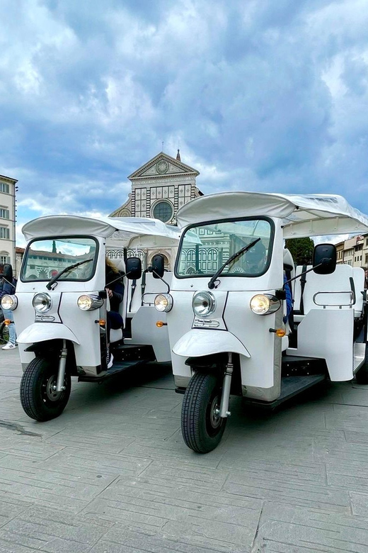 Florence: Electric Tuk-Tuk or Golf Cart City Tour