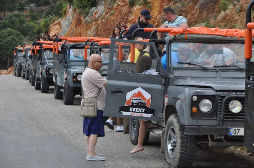 From Alanya: Jeep Safari Tour With Lunch at Dim River - Itinerary and Activities