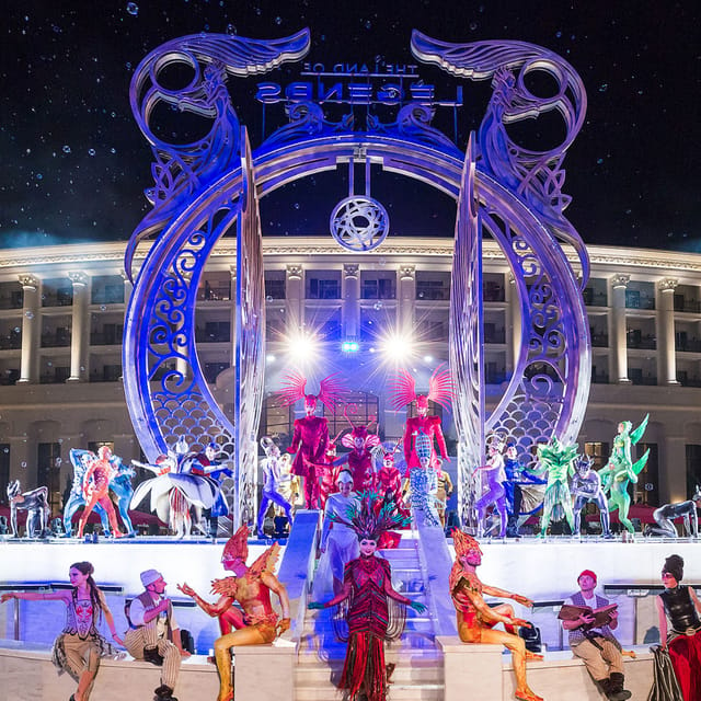 From Alanya : Land of Legends Night Show - Overview of the Night Show