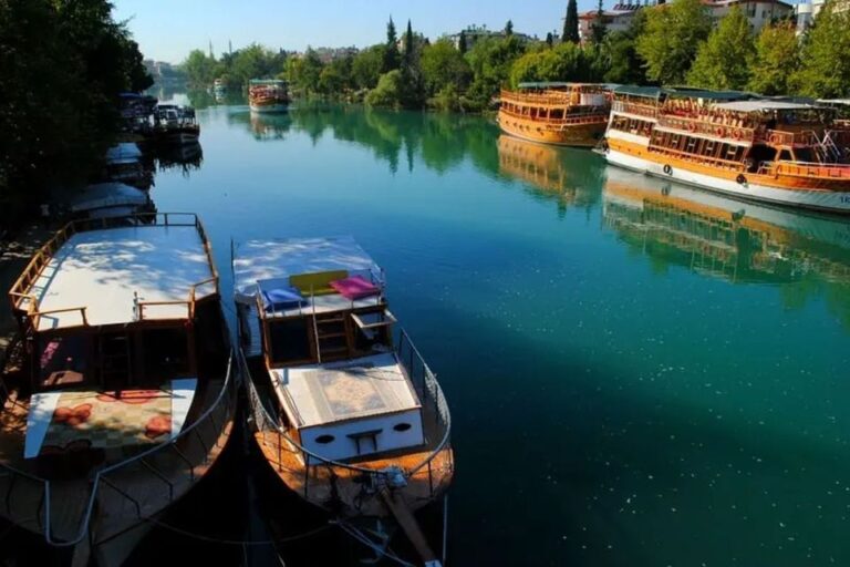 From Alanya : Manavgat Boat Tour and Manavgat Waterfall Tour