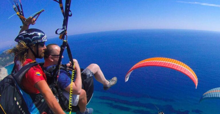 From Antalya: Alanya Paragliding Experience With Beach Visit