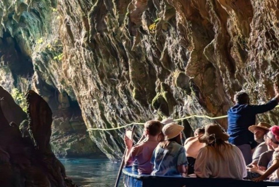 From Argostoli: Melissani Lake and Myrtos Beach Guided Tour - Key Points