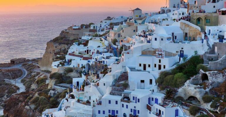 From Athens: Santorini Day Tour With Swimming