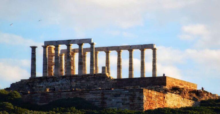 From Athens: Transport and Optional Guided Tour of Sounion